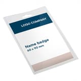 Porte badge portrait EUROPEL avec une carte