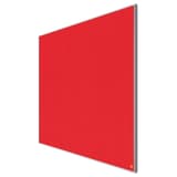 Tableau feutrine nobo Impression Pro Widescreen rouge 55 pouces, de profil