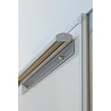 Porte-bloc paperboard magnétique FRANKEN FDKMAG posé sur un tableau blanc
