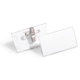Porte badge acrylique DURABLE avec sa pince combinée