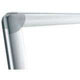 Coin du cadre aluminium du tableau blanc FRANKEN PRO