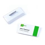 Porte badge DURABLE à épingle de sûreté avec un insert