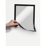 Cadre magnétique DURABLE DURAFRAME MAGNETIC A4 noir, insertion du document