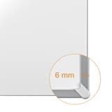 Coin du cadre du tableau blanc nobo Impression Pro