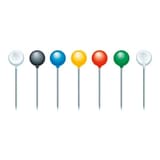 Épingles de signalisation EXACOMPTA à tête ronde de Ø 4 mm, couleurs assorties