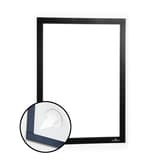Cadre adhésif DURABLE DURAFRAME WALLPAPER A4 noir, bande adhésive au dos
