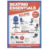 Pochette magnétique FRANKEN FRAME IT X-tra!Line A4 bleu, avec une affiche