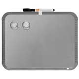 Tableau blanc nobo Slimline avec son marqueur et ses deux aimants