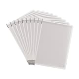 À pivot, A4 portrait, ouverture en haut, blanc Pochette Tarifold antimicrobienne DJOIS - Pochettes Tarifold antimicrobiennes djois blanches en éventail