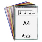 Pochettes Tarifold Foldfive djois A4 en coloris assortis