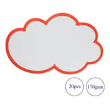 420 x 250 mm, paquet de 20, blanc et rouge Nuages de modération à épingler FRANKEN - Nuage de modération FRANKEN, autre vue