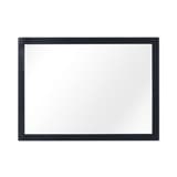 Porte-document magnétique Bi-Office cadre noir A4, de face