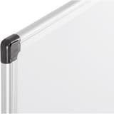Angle du cadre en aluminium anodisé du tableau blanc Bi-Office Maya