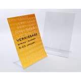 Présentoir de table pliable sigel A4 avec une affiche