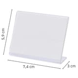 Cotes du porte-prix de table sigel A8
