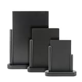 Ardoise de table ELEGANT Securit noir A4, les trois tailles