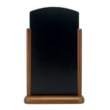 Ardoise de table TOP Securit brun foncé A4, de face