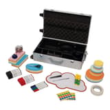 Mallette à roulettes MAULpro advanced ouverte, vide, et son contenu