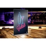 Présentoir de table nobo Premium Plus dans un bar