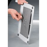 Cadre clic-clac ouvert du porte affiche sur pied FRANKEN Standard