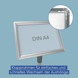 Cadre inclinable du porte affiche sur pied FRANKEN Universal