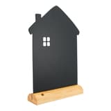 Ardoise de table silhouette maison Securit, de trois-quarts