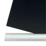Ardoise de table à socle aluminium Securit, socle en aluminium