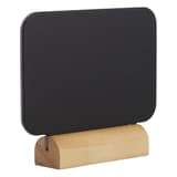 Mini ardoise de table rectangle Securit, de trois-quarts