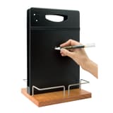 Porte-menu de table TABLE CADDY Securit, écriture au feutre-craie