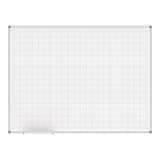 Tableau blanc quadrillé 10 x 10 mm standard MAUL 1 200 x 900 mm