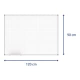 Cotes du tableau blanc quadrillé MAUL 1 200 x 900 mm