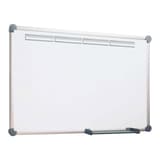 Tableau blanc MAUL 2000 MAULpro avec ses 4 rails d'information
