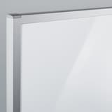 Cadre aluminium argent du tableau Meet up sigel