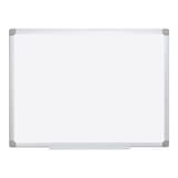 Tableau blanc Bi-Office Earth en acier émaillé, cadre en aluminium