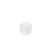 Podium carré en acrylique deflecto, petit cube de 76 mm