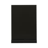 Ardoise de table EUROPEL A4 portrait, pied noir, surface vierge