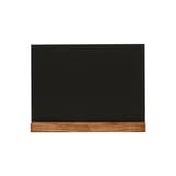 Ardoise de table EUROPEL A4 paysage, pied bois naturel, surface vierge