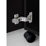 Charnière de porte et roulette pivotante du meuble du destructeur IDEAL 2604-75 CC/O