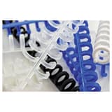 Peignes de reliure plastiques réouvrables A4 Peignes ClickBind A4 8 mm, transparents GBC - Vue groupée