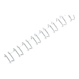 Peignes de reliure métalliques A4, pas US Peignes métalliques MultiBind A4 21 boucles 6 mm, argent GBC - Peigne métallique GBC MultiBind argent A4 21 boucles 6 mm