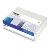 Peignes de reliure métalliques A4, pas US Peignes métalliques MultiBind A4 21 boucles 14 mm, blancs GBC - Packaging