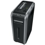 Dessus du destructeur de documents Fellowes Powershred 125Ci, avec la fente d'insertion et le panneau de commande