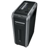 Dessus du destructeur de documents Fellowes Powershred 125i, avec la fente d'insertion et le panneau de commande