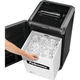 Porte ouverte et corbeille de 83 litres du destructeur de documents Fellowes Powershred 325Ci