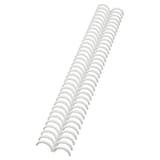 Peignes de reliure plastiques réouvrables A4 Peignes ClickBind A4 16 mm, blancs GBC - Base
