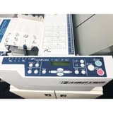 Plieuse de documents A3 automatique TF MEGA-A plus HEFTER — Écran de commande de la plieuse Hefter TF MEGA-A plus, sélection du type de pli et réglage automatique des poches