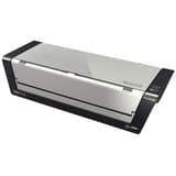 La plastifieuse à pochettes Leitz iLAM Touch Turbo Pro A3 vue de face, capot argent