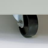 Destructeur DAHLE 119 : socle sur roulettes pour le déplacer facilement