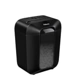 Destructeur coupe croisée P4 LX50 Powershred noir FELLOWES — Vue latérale du bac et de son bloc de coupe - Destructeur de papier Fellowes