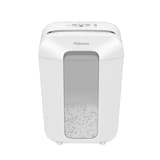 Destructeur coupe croisée P4 LX70 Powershred blanc FELLOWES — Fenêtre de visualisation du remplissage du bac - destructeur de papier fellowes